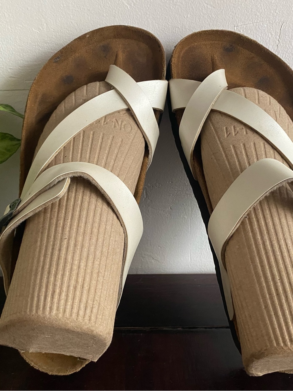 Pre-owned Birki’s Salina Platform Sandal in Creamy Beige 40/9 Regular Fit Women - Picture 3 of 11